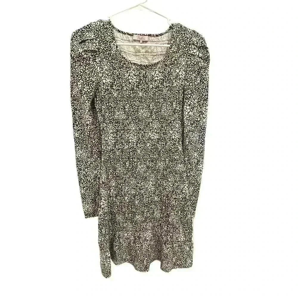 - Parker Brooklyn Midnight Jasmine Smocked Puff Sleeve Size S, Pre-Owned